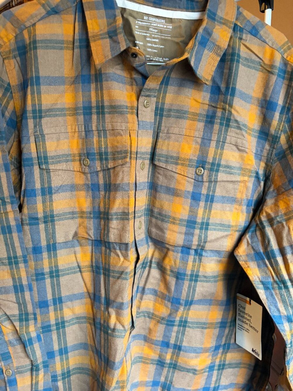 NWT - REI Co-op Wallace Lake Flannel Shirt - XXL